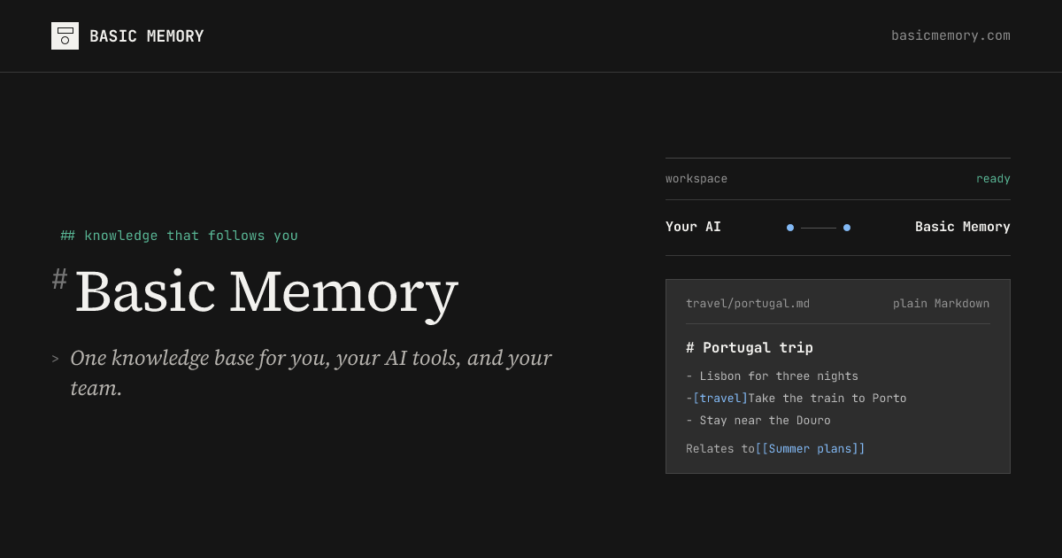 basic-memory website preview